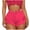 Hot Pink, variant on HONHUZH Womens Shorts Gym Shorts Clearance Fashion Pocket Shorts Hot Pants Ultra Short Sexy Ripped Shorts