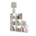 thumbnail image 4 of Cascavel Stair Cubby with 6 Cube Shelves in White. Set of 2, 4 of 7