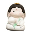 thumbnail image 3 of Buddha Statue Ornament Buddhist Figure Resin Cartoon Mini Tabletop Sculpture for B, 3 of 8