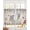Wheat, variant on Purple Flowers Sheer Curtains 54 Inch Length 2 Panels Set for Living Room/Bedroom, Weeping Spring Floral Bicycle Retro Art Kitchen Curtains Grommet Semi-Sheer Curtains Window Treatments 42"x54"x2