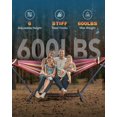thumbnail image 2 of Hamaca doble EveryFun con soporte de acero reforzado de alta resistencia, capacidad de 272 kg, 2 of 6