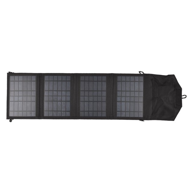 Amdohai 14W Foldable Solar Panel Portable Solar Power Solar Panel Solar Module Panel Portable High Efficiency Solar Panel with Dual USB Ports