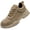 Brown, variant on AUXDIQ Safety Trainers Men Women Steel Toe Cap Work Shoes Comfy Construction Industrial Sneakers