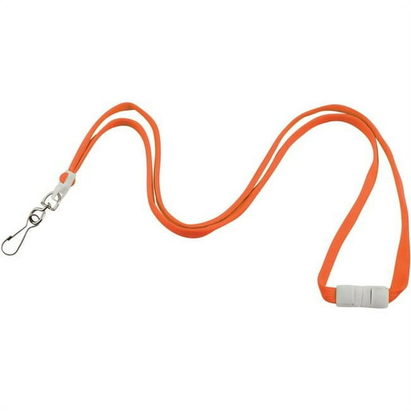 Advantus Neon Breakaway Lanyard - 12 / Pack - 0.5" Width x 36" Length