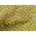 thumbnail image 4 of oneOone Cotton Cambric Lime Green Fabric Artistic Flower Dress Material Fabric Print Fabric By The Yard 56 Inch Wide, 4 of 4