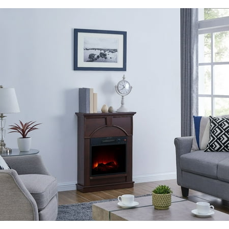 Bold Flame 26 inch Electric Fireplace in Dark Chocolate