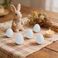thumbnail image 4 of HuiXinOu Easter Flocked Foam Eggs, Modern Style with Multiple Colors, Decorative Eggs for Easter Baskets, Tabletop Decor and Easter Celebrations, 4 of 6