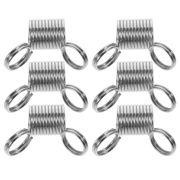 HEALEEP Mini Spring Silver 6Pcs Metal for Tension Springs