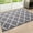 Grey, variant on Buganda Indoor Door Mat, 20"x 32", Non Slip Low-Profile Entrance Rug Front Inside Doormats Dirt Trapper Entry Door Rugs for Entryway, Grey