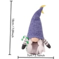thumbnail image 3 of Eolstice Christmas Gnome Decorations, Handmade Swedish Tomte Figurine, Holiday Tabletop Decor for Home Shelf Mantel Christmas Winter Decoration, 3 of 7