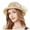 Khaki, variant on Women’s Organza Church Tea Party Wedding Fascinator Kentucky Derby Hat Flower Wide Brim Sun Hats