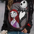 thumbnail image 1 of Halloween Ghost Print Pullover Sweatshirt, Casual Long Sleeve Crew Neck Sweatshirt For Fall & Winter, Women's Clothing, 1 of 4