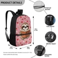 thumbnail image 5 of Uorisanigo Children School Backpack 17 inch, Book Raccoon Travel & Sports Casual Daypack Bookbag 5-12 Large Capacity Student School Backpacks, 5 of 6