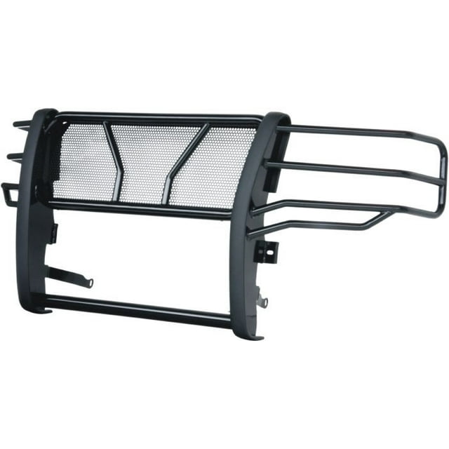 TrailFX Grille Guard E0509B TFX HD Grille Guards; Powder Coated; Black; Steel; 2 Inch Diameter; With Brush Guard; Without Skid Plate; Without Step Plate
