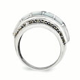 thumbnail image 2 of Sterling Silver Marcasite & Mother of Pearl Ring QR1471, 2 of 3