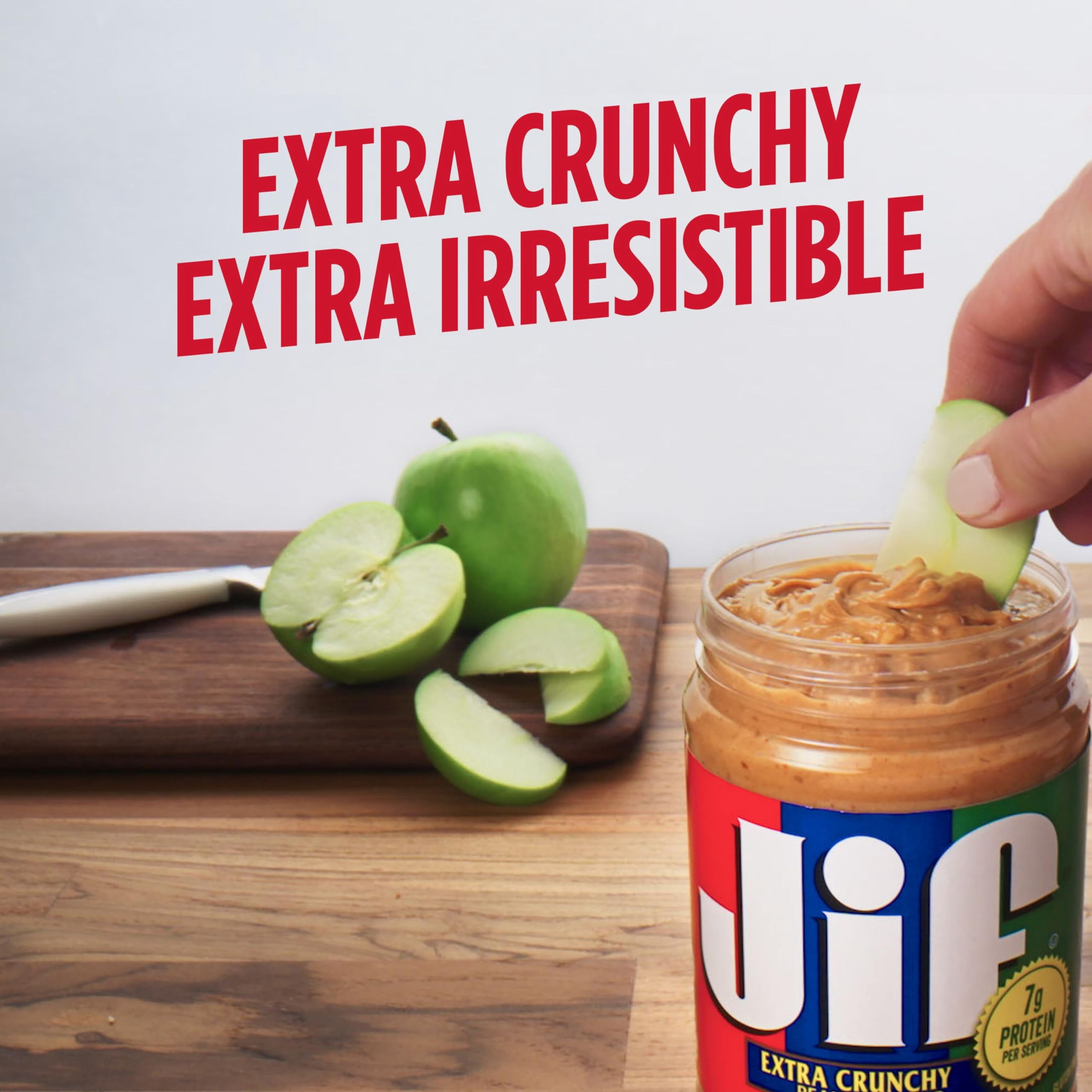 (12 pack) Jif Extra Crunchy Peanut Butter, 16-Ounce Jar