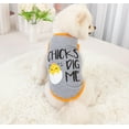 thumbnail image 5 of 2PC Small Dog Vest,Soft Dog Shirts Vest,Dog's Cool T-Shirts Summer Clothes Outfit Costume for Cat Puppy Small Dog CHICKS XL, 5 of 7