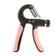 thumbnail image 3 of 2 piezas de ejercitador de músculos de mano, agarre ajustable, entrenador de fuerza de muñeca contable, portátil, forma de R, resorte de acero, negro y rojo, 3 of 12