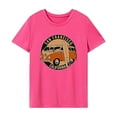 thumbnail image 1 of Camiseta de verano para mujer, camiseta clásica con cuello redondo para aventuras al aire libre XL, 1 of 7