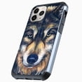 thumbnail image 1 of DALUX Hybrid Slim Phone Case Compatible with Iphone 12 Pro Max (6.7 in) - Wolf Face, 1 of 3