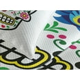 thumbnail image 4 of Ambesonne Sugar Skull Quilted Bedspread Set 3 Pcs, Polish Folk Art, King Size, Multicolor, 4 of 5