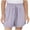 Purple, variant on CYRBOKO Girls Athletic Shorts, Sports Summer Elastic Waist Drawstring Short Bottoms Pink Size 10 T