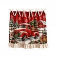 thumbnail image 2 of Christmas Oven Skirts for Stove Holiday Oven Door Cover,Christmas Oven Skirt and Stove Curtain with Ruffle Trim, Farmhouse Oven Skirt Curtain for Xmas Holiday Winter Kitchen Decor, 2 of 4