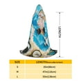 thumbnail image 2 of Honeii Vintage Map Travel Essentials Print Poncho Cape, Cloak Coat, Snuggly Hooded Wearable Blanket, Hooded Cape For Teenagers,Halloween Costumes-Large, 2 of 7