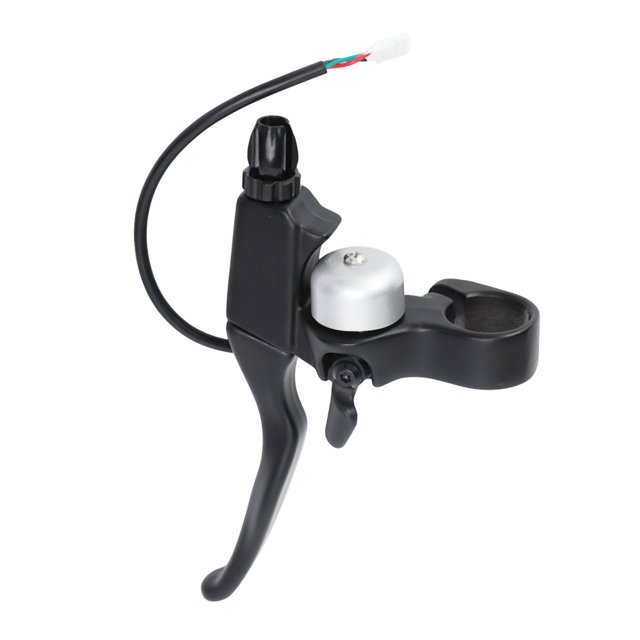 Electric Scooter Handbrake, Prevent Slip Aluminum Alloy Safe Scooter Brake Lever With Bell For Electric Bike
