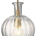 thumbnail image 5 of Jamie Young Co Sophia Carafe Modern Metal Pendant in Clear/Brass, 5 of 6