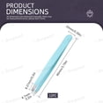 thumbnail image 2 of Swpeet 12Pcs 3.79 Inches Blue Eyebrow Tweezers Stainless Steel Slant Tip Tweezers Kit, Professional Eyebrow Facial and Hair Remover, Slant Pointed Precision Tweezers Fits for Men and Women, 2 of 7