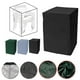 thumbnail image 1 of Funda impermeable para sillas de jardín apiladas - protector cortavientos de tela 210D con cordón, funda para muebles de exterior fácil de limpiar, 1 of 2
