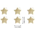 thumbnail image 1 of CEHVOM Christmas Decorations Gold Powder Five Pointed Star Pendant Christmas Tree Decoration Gold Three-dimensional Star Pendant Clearance, 1 of 2