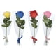 thumbnail image 1 of Paquete de 4 rosas artificiales con luz LED, flores de rosas brillantes, regalo para esposa, novia, abuela, día de la madre, día de San Valentín, cumpleaños, aniversario de boda, 1 of 8