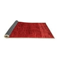 thumbnail image 2 of Ahgly Company Indoor Square Abstract Orange Modern Area Rugs, 8' Square, 2 of 4