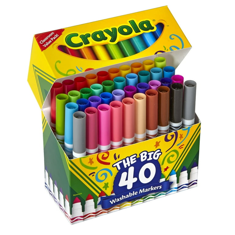 Crayola Broad Line Permanent Markers - Assorted Color