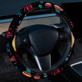 thumbnail image 2 of Alien 14.5 Inch Printing PVC Leather Steering Wheel Cover Car Wheel Covers Auto Accessories, 2 of 6