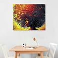 thumbnail image 2 of Nawypu Premium Canvas Wall Art African American Abstract Art Modern Decorative Artwork Black Queen Woman Graffiti Design Abstract Afro Hairstyle Artwork Painting, 2 of 6