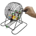 thumbnail image 4 of Jumbo Bingo Set - 9-Inch Metal Cage with Calling Board, 4 of 5