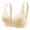 Beige, variant on Hontri Bras for Women, Women's Solid Color Front Closure Large Size Thin Bra Underwear Beige L under $10