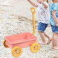 thumbnail image 4 of BESTSKY Kids Wagon Toy Outdoor Indoor Toy Children Wagon Cart for Yard Summer Outdoor Pink, 4 of 7