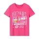 thumbnail image 1 of Camiseta para mujer, ropa deportiva de verano, camiseta básica suave a la moda para senderismo, mochilero , s Rosa Rosa, 1 of 7