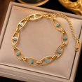 thumbnail image 1 of Pulsera de acero inoxidable 316L para mujer, brazalete de circón del árbol de la vida, a prueba de óxido, regalo de joyería para fiesta, envío gratis, 1 of 4