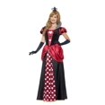thumbnail image 2 of Royal Red Queen Costume Adult Alice In Wonderland Dress Crown, 2 of 4