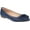 Blue, variant on Journee Womens Judy Slip On Pointed Toe Ballet Flats, Widths Available