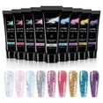 thumbnail image 4 of 15Pcs/Set Nail Gel Set with Nail Gel UV Lamp Nail Extension Set Nail Art for Manicure Starter Nails Kit, 4 of 8