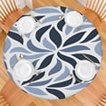 thumbnail image 2 of Elastic Edge Boho Tablecloth with Floral Design - Perfect Fit for 52-56 Inch Round Tables - Colorful Stretchable Table Cover for Patio Party, 2 of 7