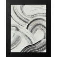 thumbnail image 2 of Parker, Jennifer Paxton 12x14 Black Modern Framed Museum Art Print Titled - Zen Flow I, 2 of 5