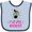 Blue and Navy, variant on Inktastic Viola Future Violist Music Girls Baby Bib