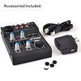 thumbnail image 3 of Pyle 5-Channel Professional Compact Audio DJ Mixer With USB Interface (2 Pack), 3 of 8
